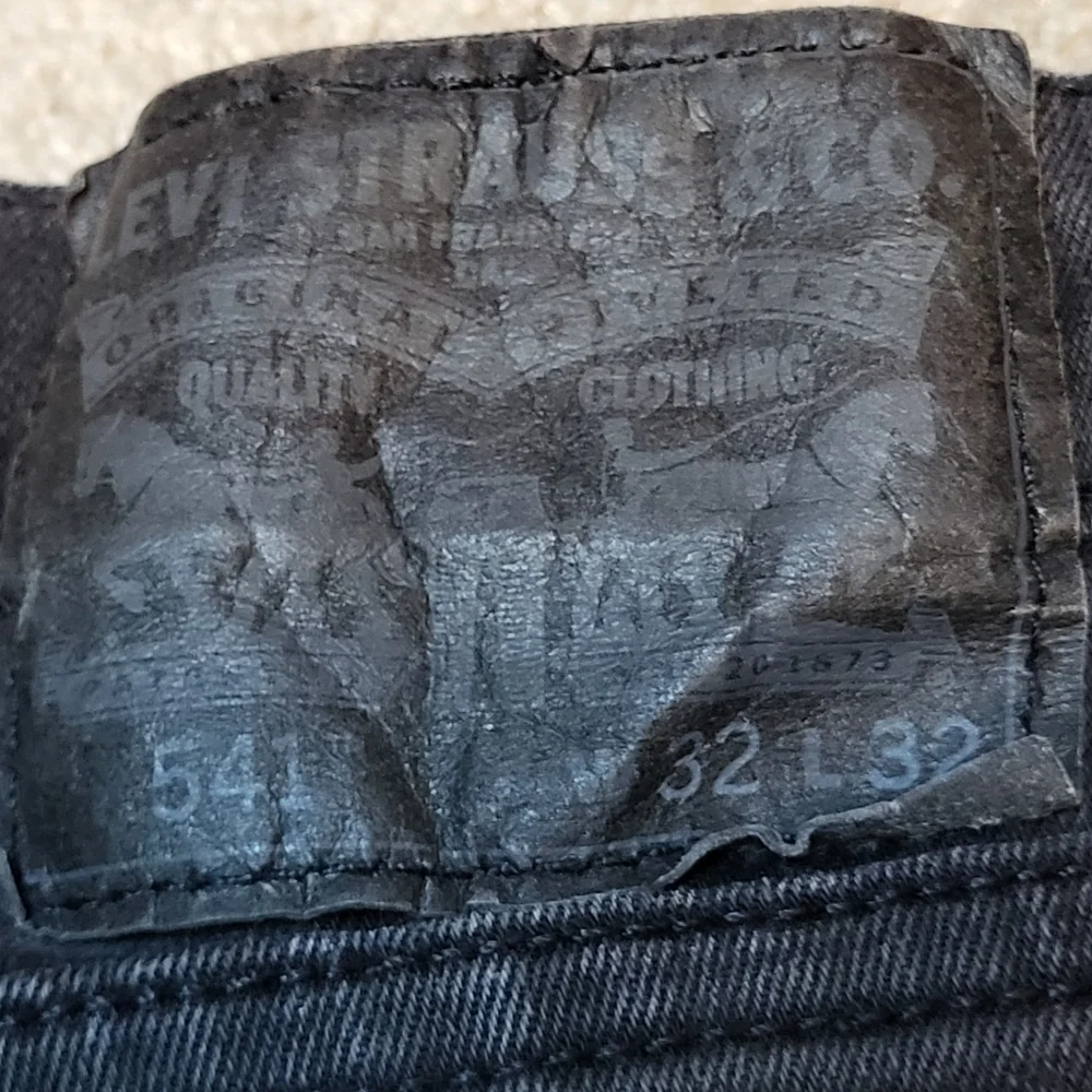 Levi's 541 Men's Faded Black Athletic Fit Jeans - Size 32